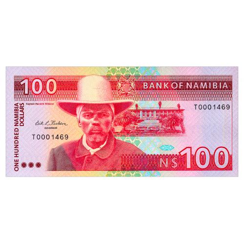 НАМИБИЯ 3 NAMIBIA 100 DOLLARS ND(1993) Unc