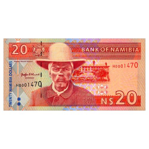 НАМИБИЯ 5 NAMIBIA 20 DOLLARS ND(1996) Unc