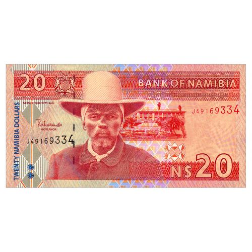 НАМИБИЯ 6b NAMIBIA 20 DOLLARS ND(2002) Unc