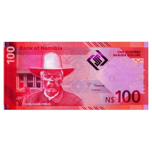 НАМИБИЯ W23 NAMIBIA 100 DOLLARS 2025 Unc