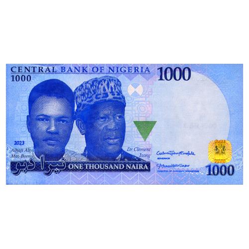 НИГЕРИЯ W49 NIGERIA 1000 NAIRA 2023 Unc
