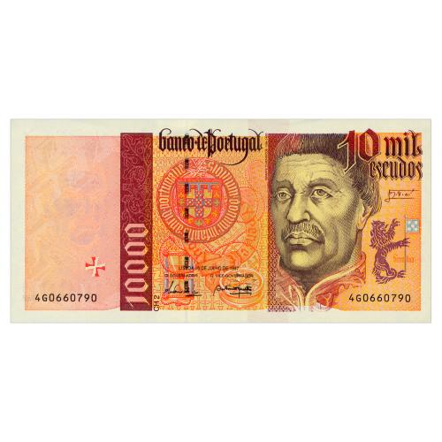 ПОРТУГАЛИЯ 191b(1) PORTUGAL 10000 ESCUDOS 1997 Unc