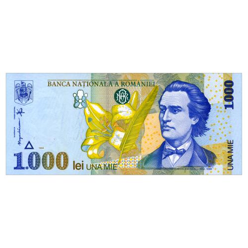 РУМЫНИЯ 106(2) ROMANIA 1000 LEI 1998 Unc
