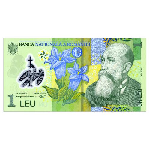 РУМЫНИЯ 117d ROMANIA 1 LEU 2005/08 Unc