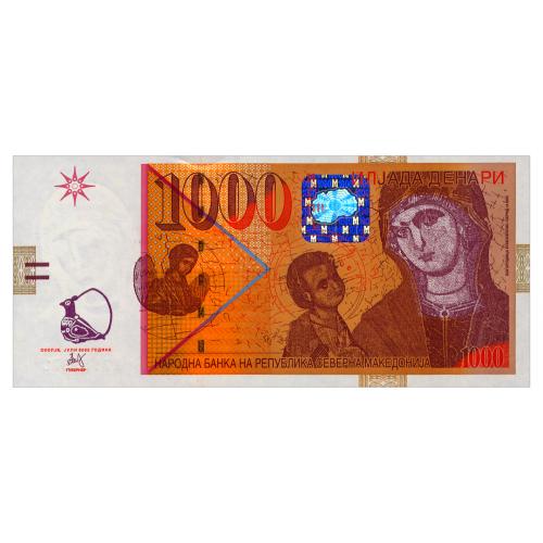 СЕВЕРНАЯ МАКЕДОНИЯ W32 NORTH MACEDONIA 1000 DENARI 2022 Unc