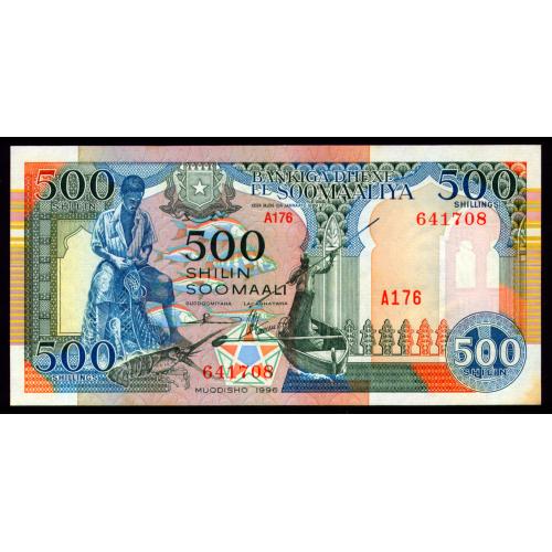 СОМАЛИ 36c SOMALIA 500  SHILIN 1996 aUnc