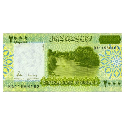 СОМАЛИ W39 SOMALIA 2000 SHILIN 2010 Unc