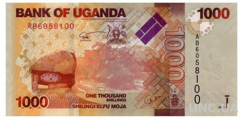 УГАНДА 49a UGANDA 1000 SHILLINGS 2010 Unc