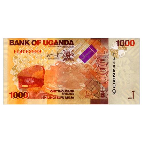 УГАНДА 49 UGANDA 1000 SHILLINGS 2022 Unc