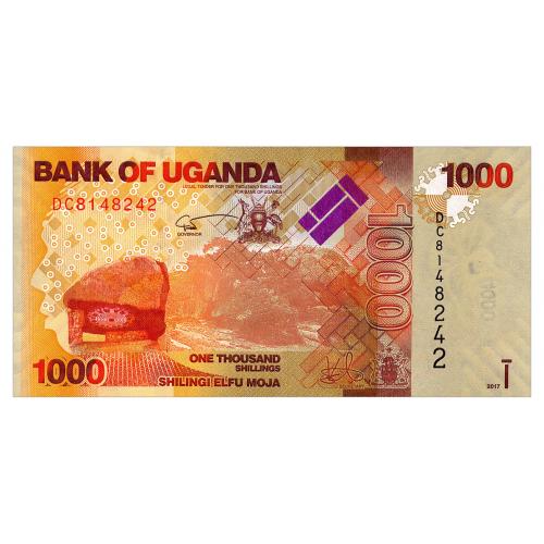 УГАНДА 49e UGANDA 1000 SHILLINGS 2017 Unc