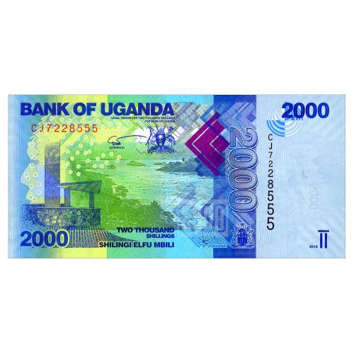 УГАНДА 50e UGANDA 2000 SHILLINGS 2019 Unc