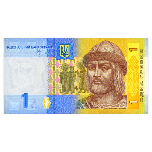 УКРАИНА 116Aa UKRAINE СТЕЛЬМАХ СЕРИЯ ВН 1 ГРИВНЯ 2006 Unc