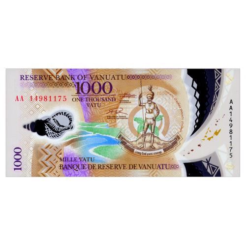 ВАНУАТУ 13 VANUATU 1000 VATU 2014 Unc