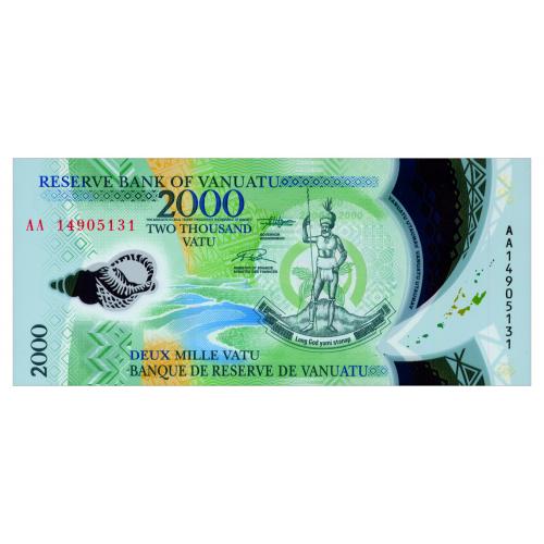 ВАНУАТУ 14 VANUATU 2000 VATU 2014 Unc