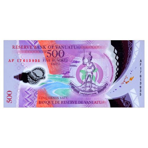 ВАНУАТУ 18 VANUATU 500 VATU 2017 Unc