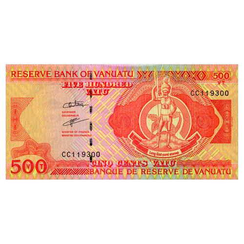 ВАНУАТУ 5 VANUATU SERIES CC 500 VATU ND(2006) Unc