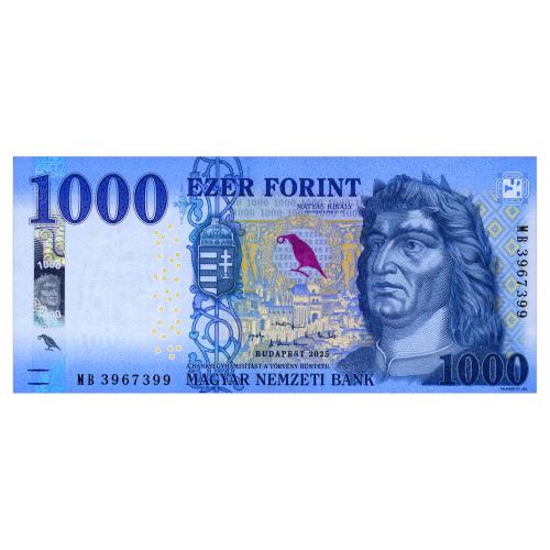 ВЕНГРИЯ 203 HUNGARY 1000 FORINT 2025 Unc