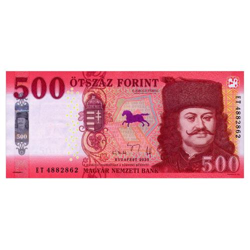 ВЕНГРИЯ W202 HUNGARY 500 FORINT 2025 Unc
