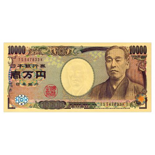 ЯПОНИЯ 106d JAPAN 10000 YEN ND(2004) Unc