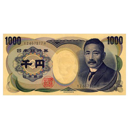 ЯПОНИЯ 97b JAPAN 1000 YEN ND(1984) Unc