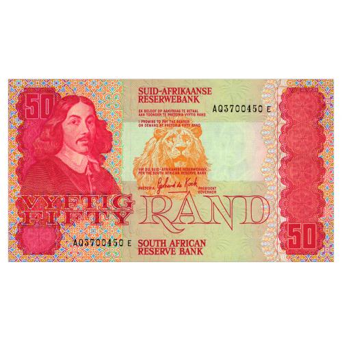 ЮАР 122a SOUTH AFRICA 50 RAND ND(1984-90) Unc