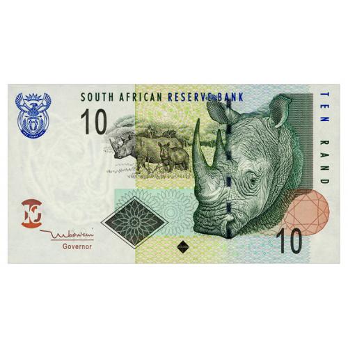 ЮАР 128a SOUTH AFRICA 10 RAND ND(2005) Unc
