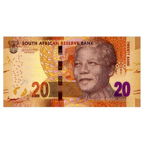 ЮАР 139b SOUTH AFRICA 20 RANDS ND(2015) Unc