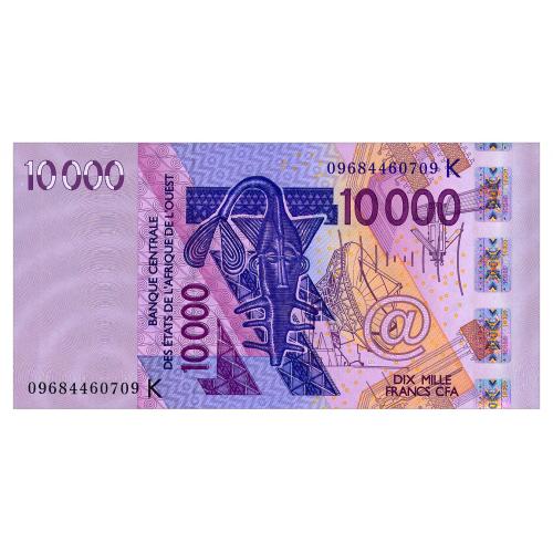 ЗАПАДНАЯ АФРИКА 718Kf WEST AFRICAN STATES SENEGAL 10000 FRANCS 2009 Unc