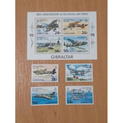 Гибралтар, 80 лет королевских ВВС