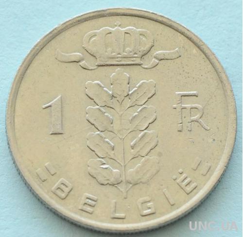 (A) Бельгия 1 франк 1980 'BELGIE'