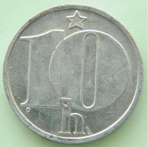 (А) Чехословакия 10 геллеров 1985