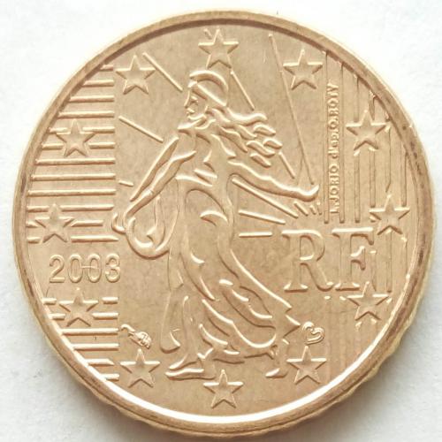 (А) Франция 10 евроцентов 2003