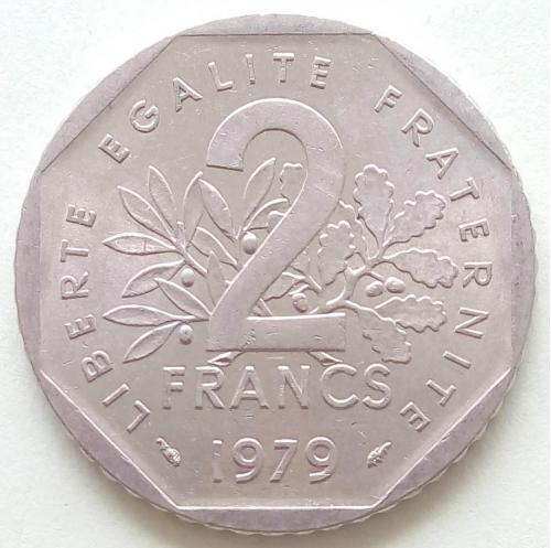(А) Франция 2 франка 1979