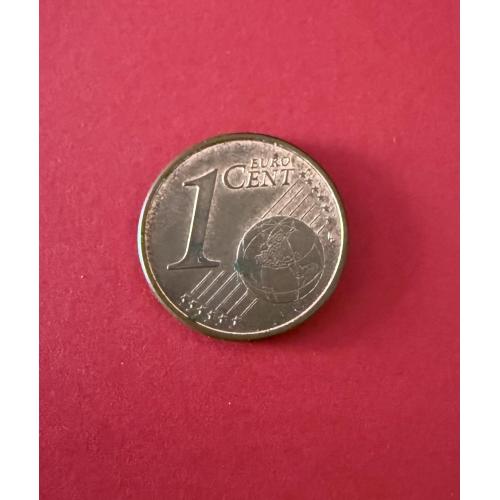 (А) Германия 1 евроцент 2007 D