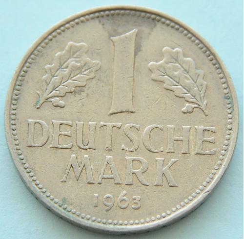 (А) Германия 1 марка 1963 ''D''