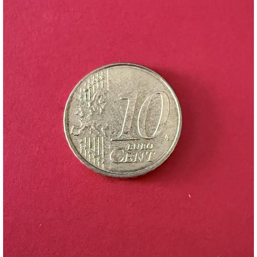 (А) Германия 10 евроцентов 2021 F