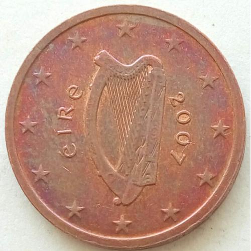 (А) Ирландия 2 евроцента 2007
