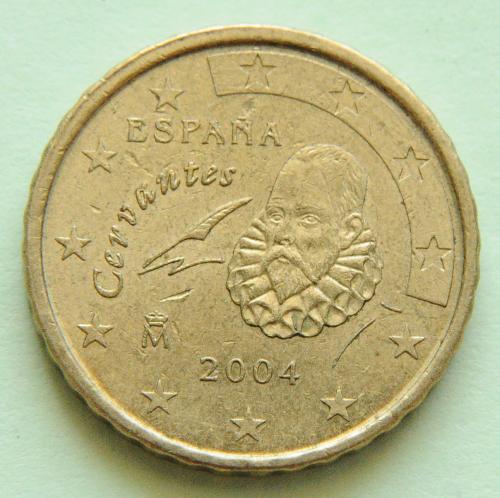 (А) Испания 10 евроцентов 2004