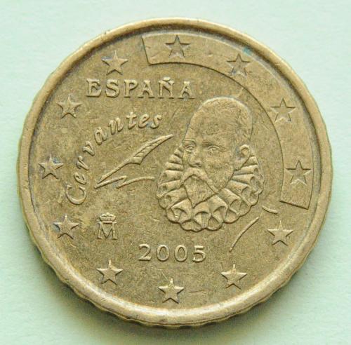 (А) Испания 10 евроцентов 2005