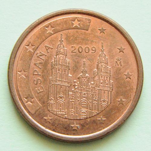 (А) Испания 5 евроцентов 2009