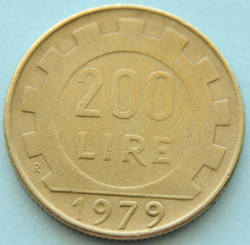 (А) Италия 200 лир 1979