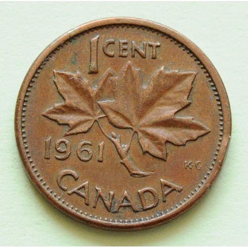 (А) Канада 1 цент 1961