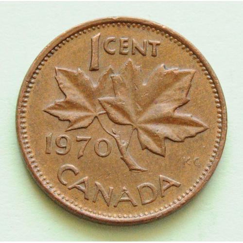 (А) Канада 1 цент 1970