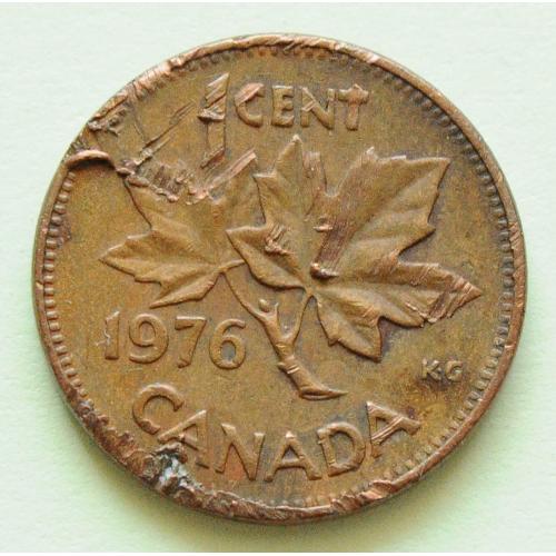 (А) Канада 1 цент 1976