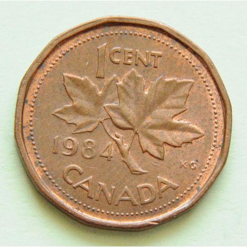 (А) Канада 1 цент 1984