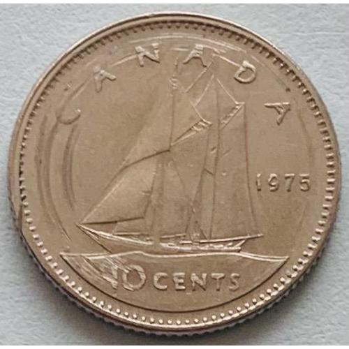 (А) Канада 10 центов 1975