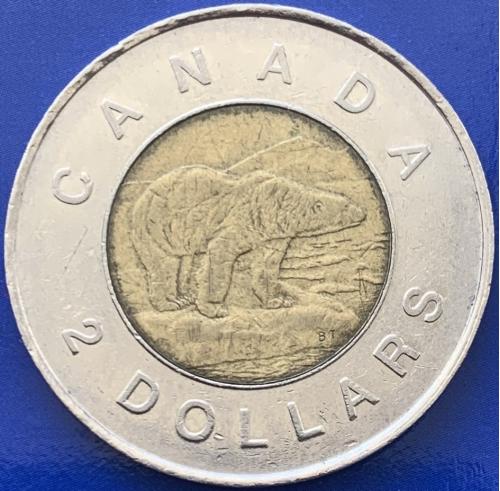 (А) Канада 2 доллара 1996