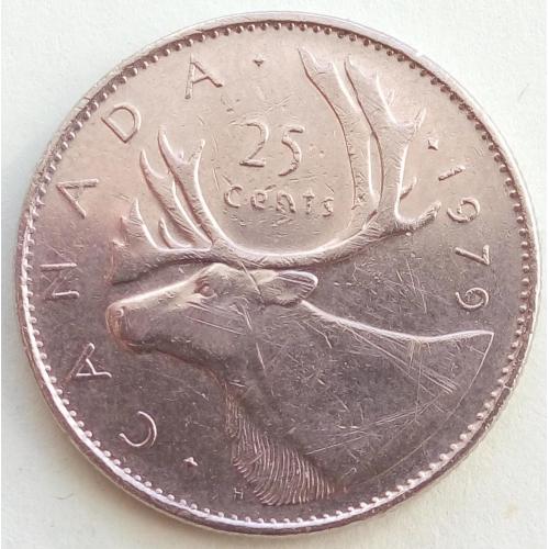 (А) Канада 25 центов 1979