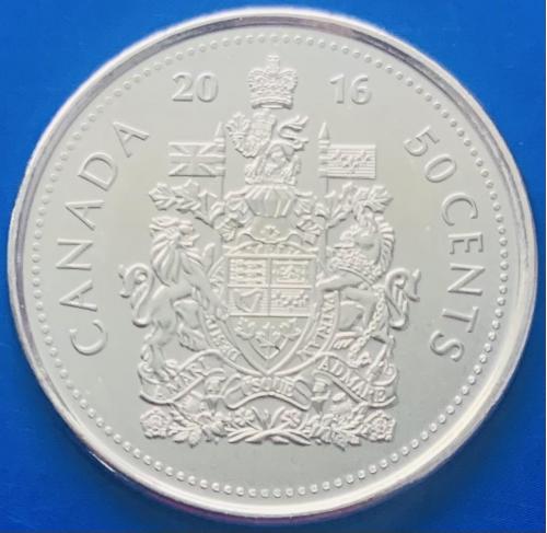 (А) Канада 50 центов 2016