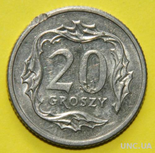 (А) Польша 20 грошей 1990
